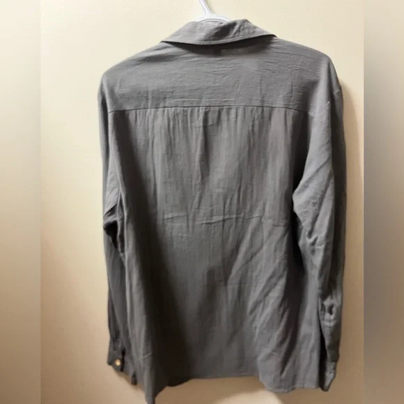 Grey Button-up - Picture 2 of 2
